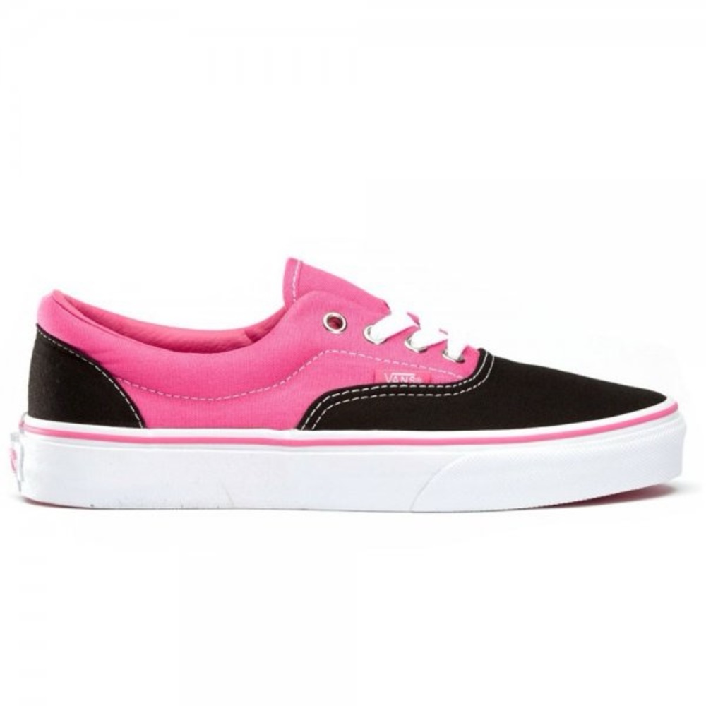 BLACK PINK VANS CANVAS SNEAKERS WOMEN’S SIZE 6